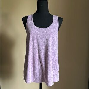 Reebok Play Dry Womens Large Purple Tank Top